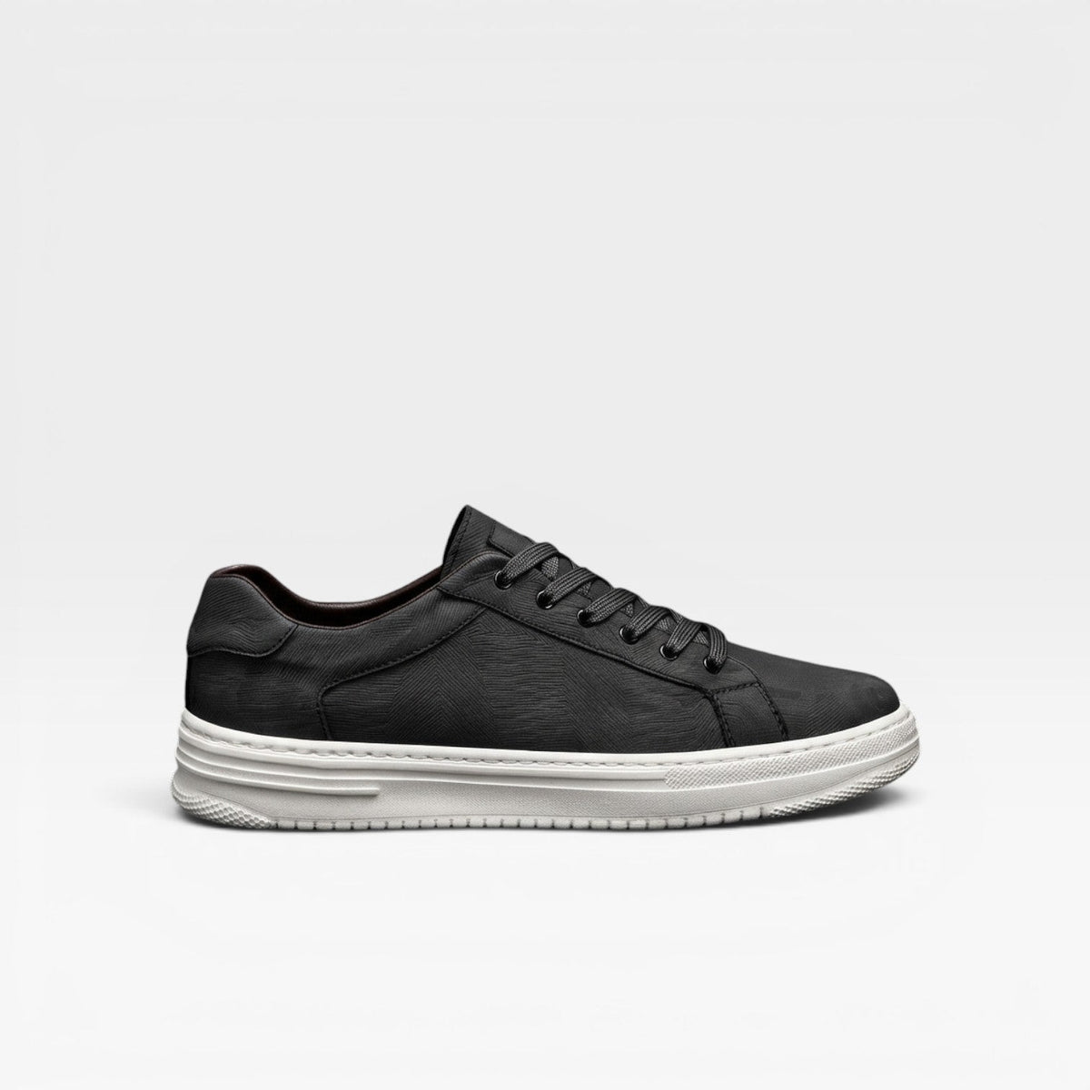 Men's Leather Trainers – Classic Lace Up Smart Casual Everyday Sneakers