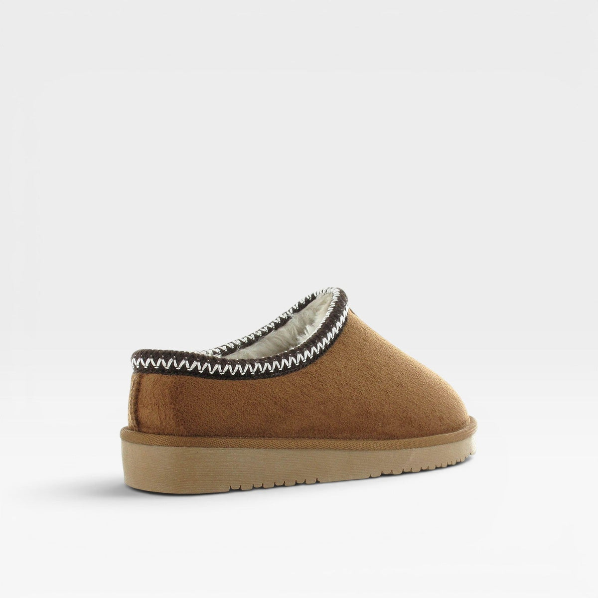 Women's Faux Fur Lined Clogs – Cozy Suede Slip On Mule for Everyday Warmth