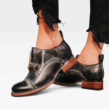 Women's Leather Oxford Shoes