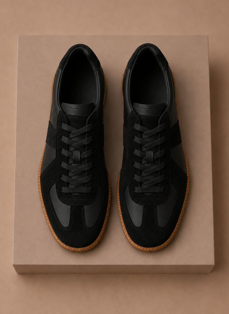 Men's Low-Top Suede Sneakers – Lightweight Casual | Areleon