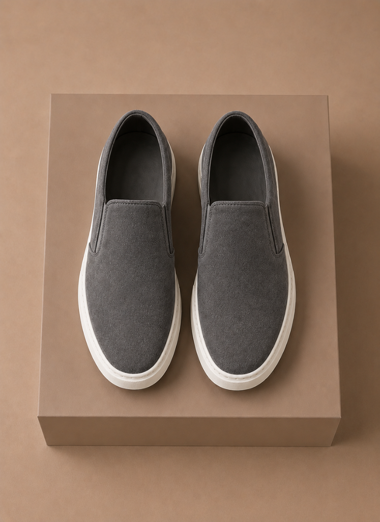 Men’s Suede Slip-On Sneakers – Casual Everyday Loafers | Areleon