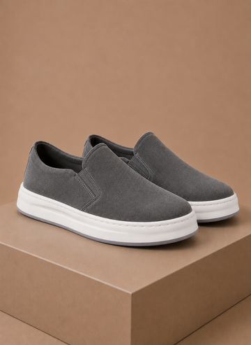 Men’s Suede Slip-On Sneakers – Casual Everyday Loafers | Areleon