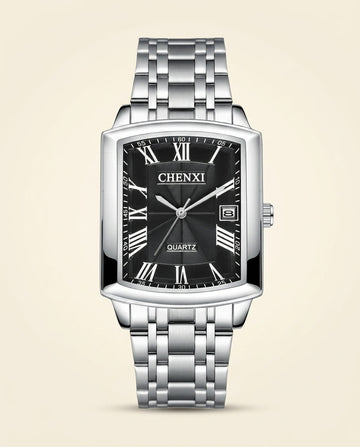 CX Classic Rectangle Roman Watch Silver