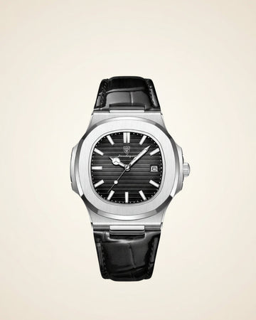 The Black Leather Watch