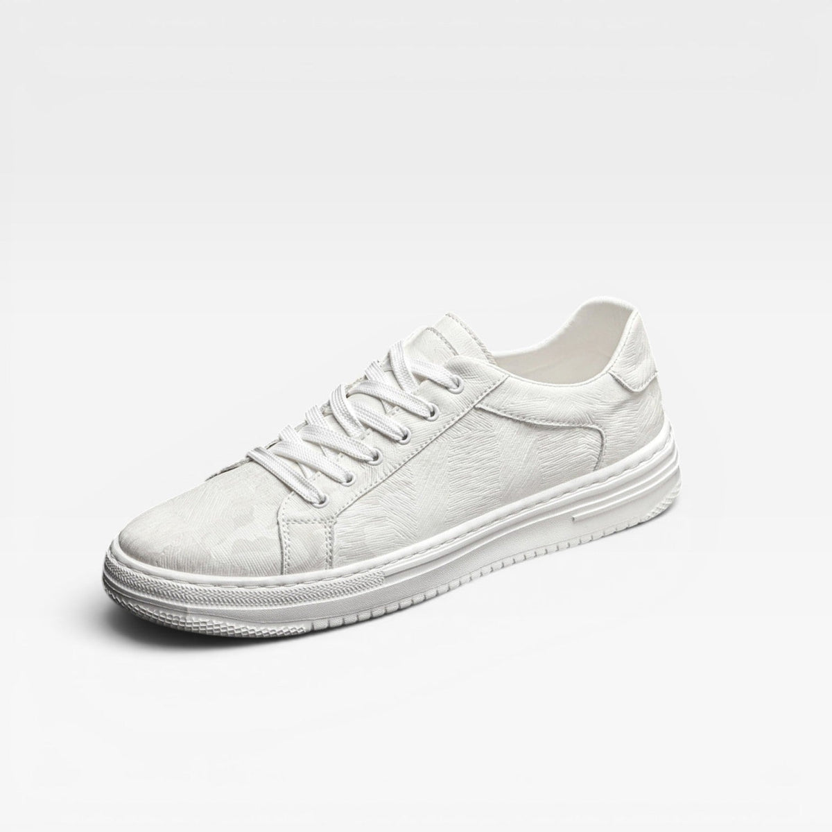 Men's Leather Trainers – Classic Lace Up Smart Casual Everyday Sneakers