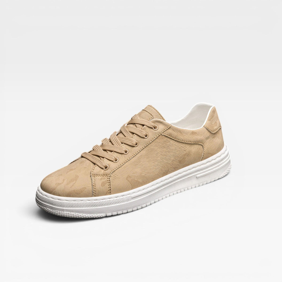 Men's Leather Trainers – Classic Lace Up Smart Casual Everyday Sneakers