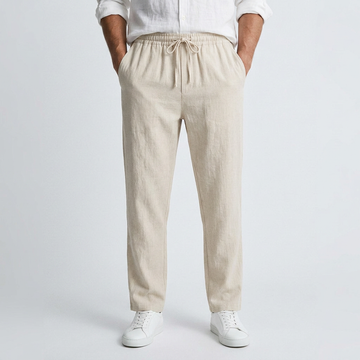 Adrien Fluid Leinenhose