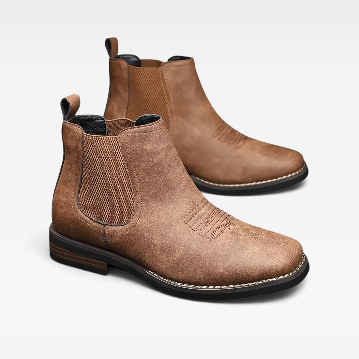 Men's Orthopedic Leather Chelsea Boots