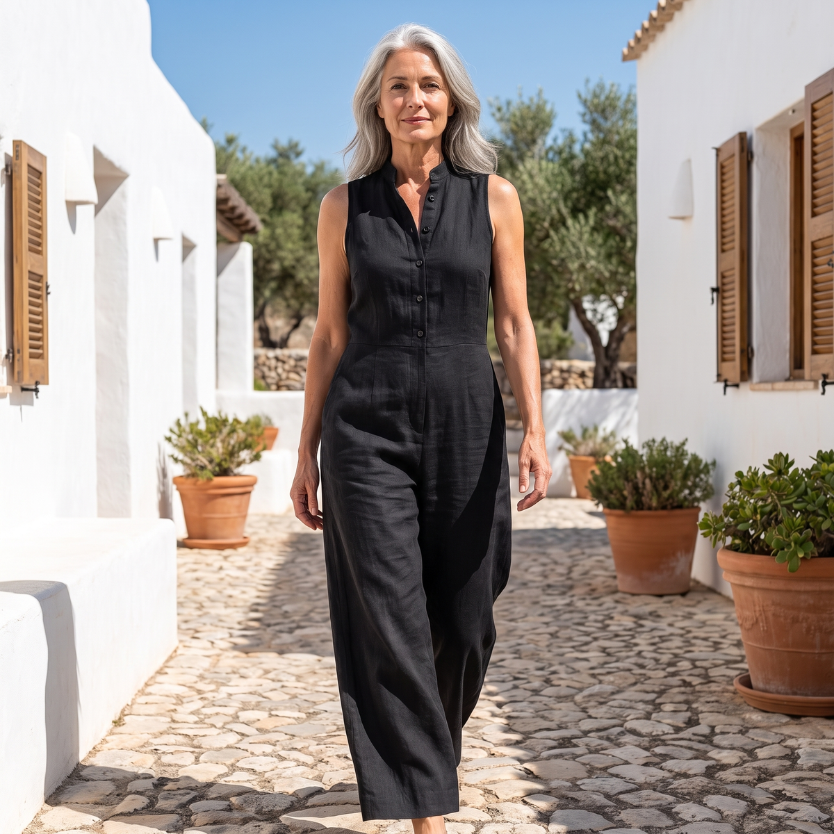 Wide-Leg Jumpsuit