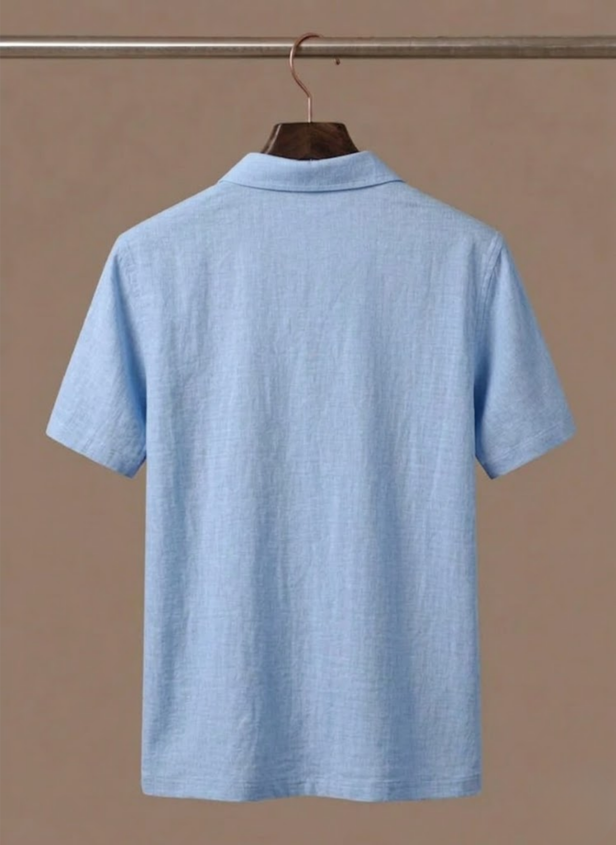 Men's Linen Style Beach Shirt – Lightweight Breathable Summer | Areleon