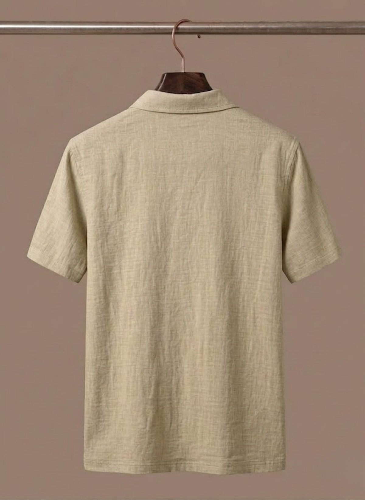 Men's Linen Style Beach Shirt – Lightweight Breathable Summer | Areleon