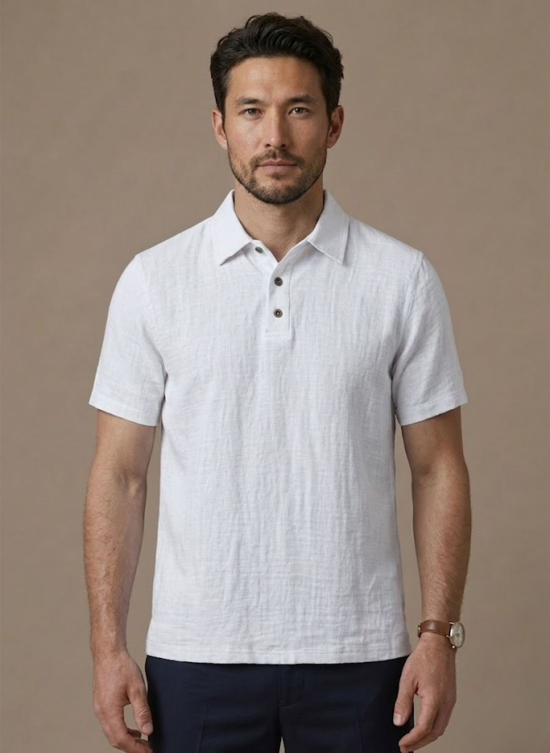 Men's Linen Style Beach Shirt – Lightweight Breathable Summer | Areleon