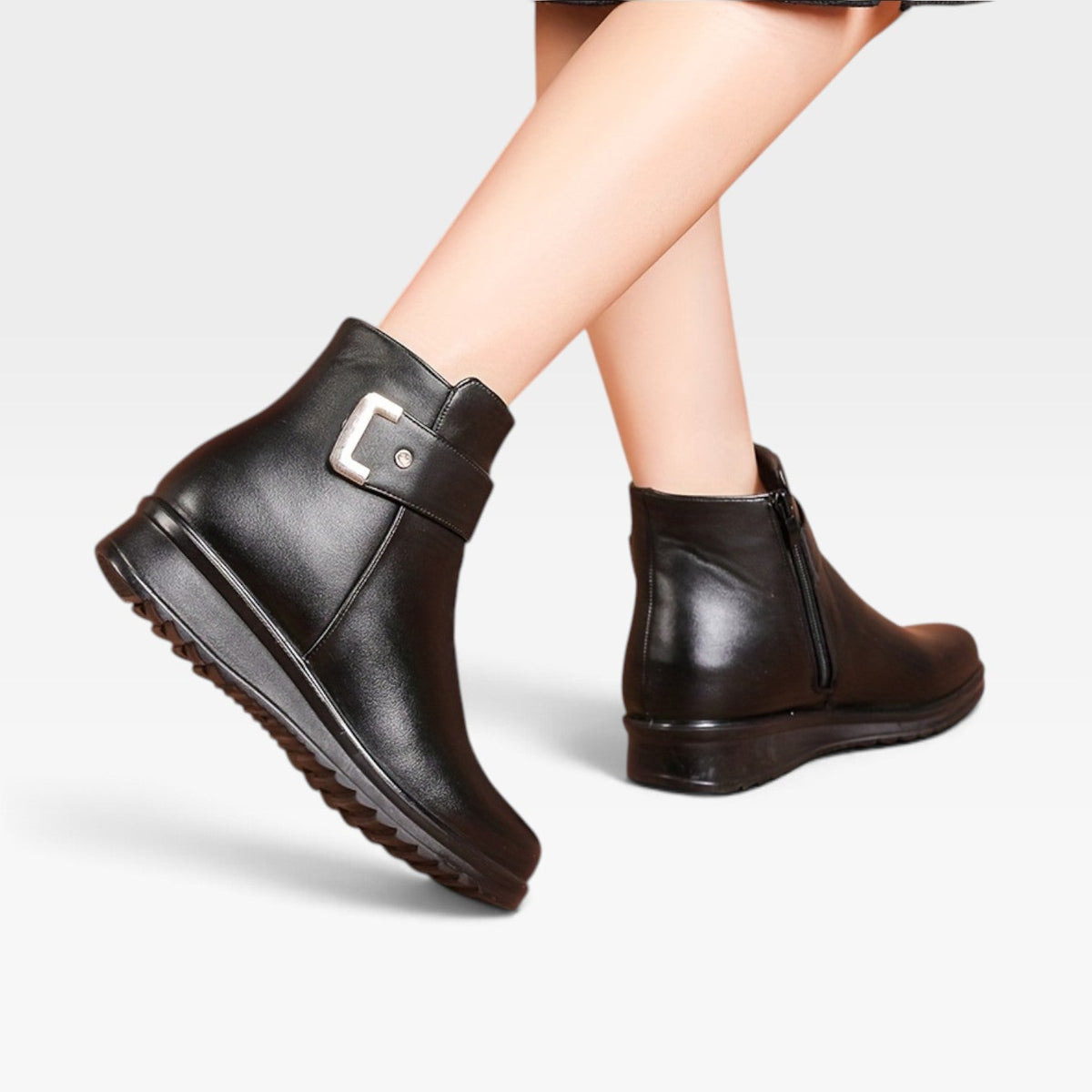 Women's Leather Orthopedic Ankle Boots
