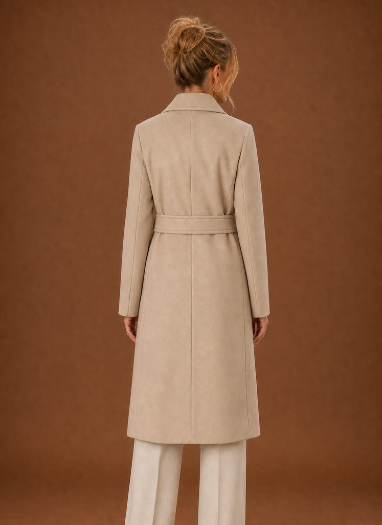 Women's Mid-Long Trench Coat - Outerwear Jacket | Areleon