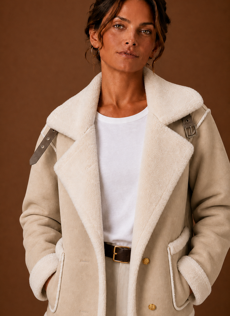 Women's Aviator Jacket - Flight Jacket Outerwear | Areleon