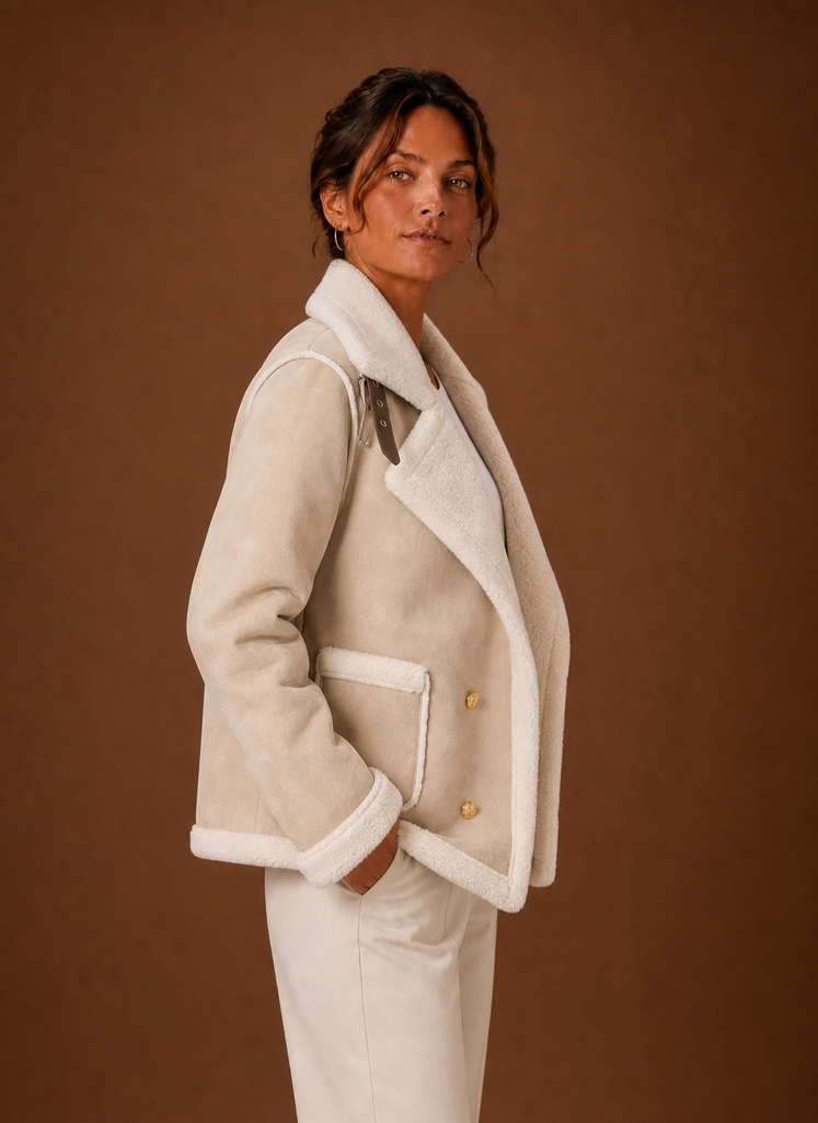 Women's Aviator Jacket - Flight Jacket Outerwear | Areleon