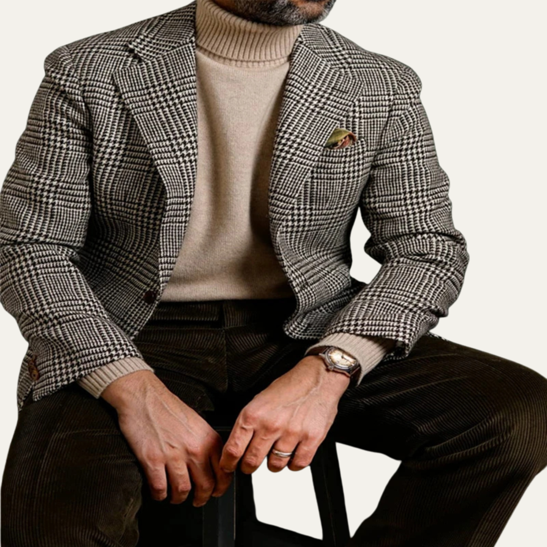 Belgravia Slim-Fit Checked Blazer
