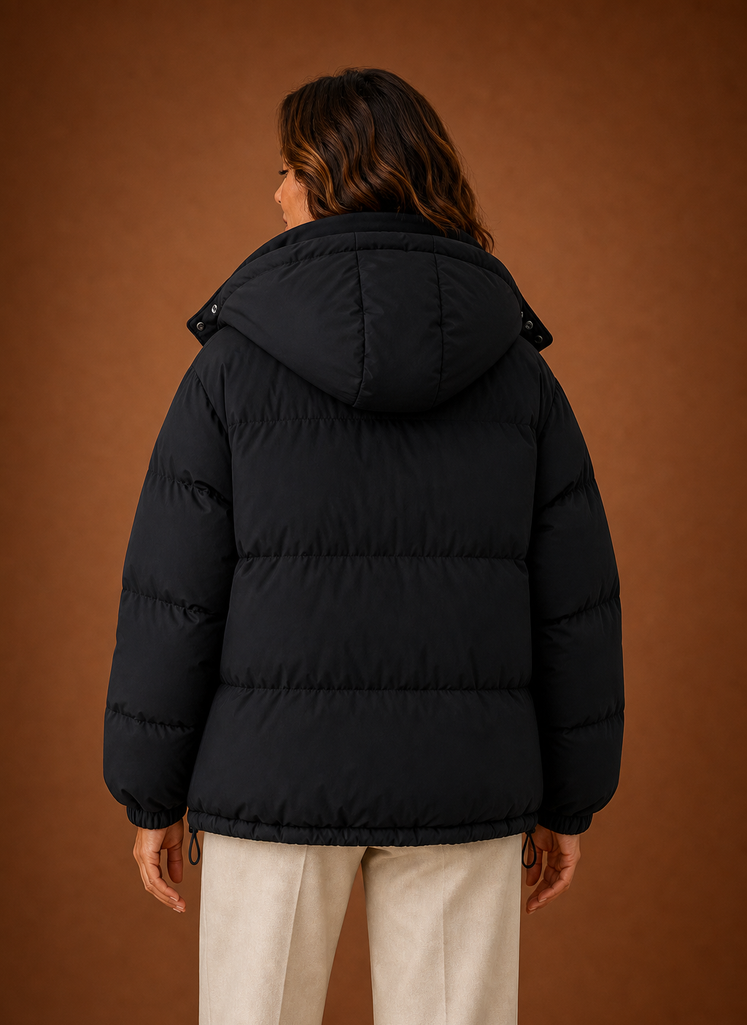 Women's Warm Puffer Jacket - Oversized Winter Coat | Areleon