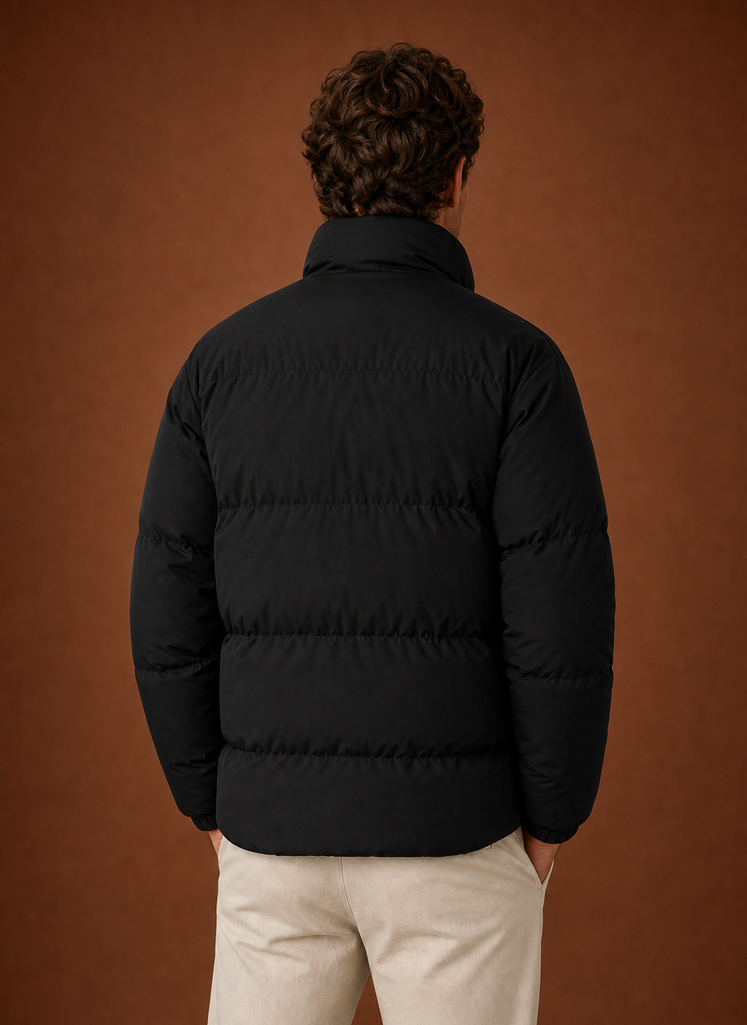 Men's Puffer Jacket - Quilted Winter Coat | Areleon