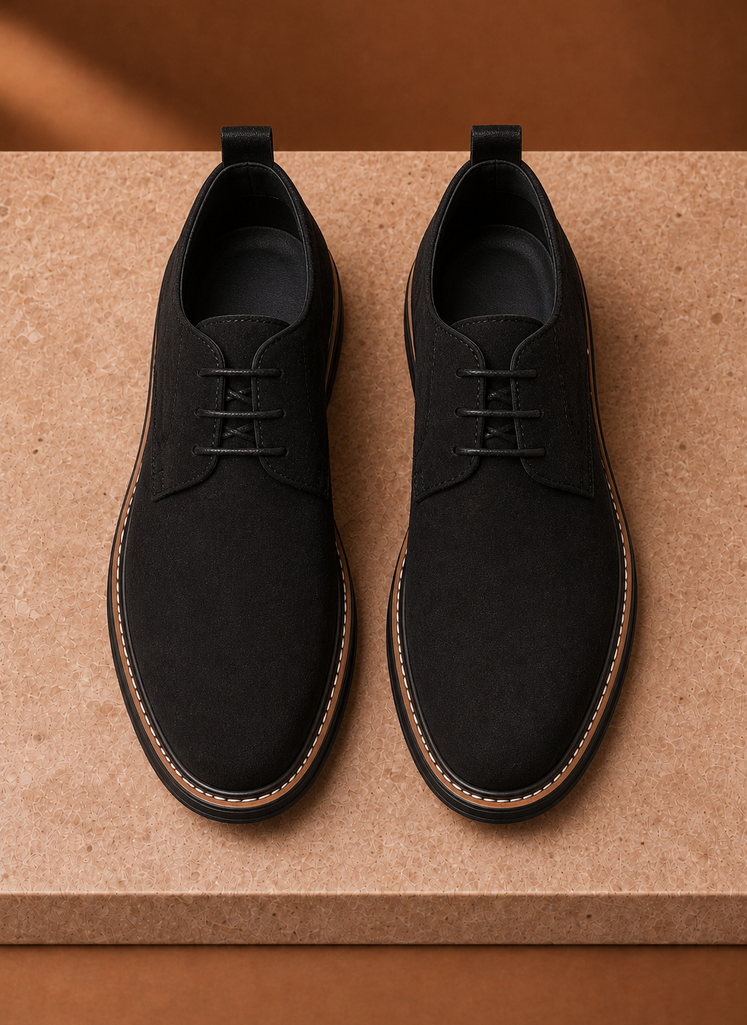 Men's Derby Dress Shoes - Lace-Up Dress Shoe Areleon