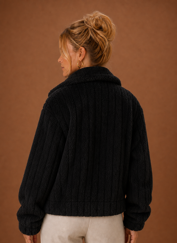Women's Winter Coat - Oversized Teddy Jacket | Areleon