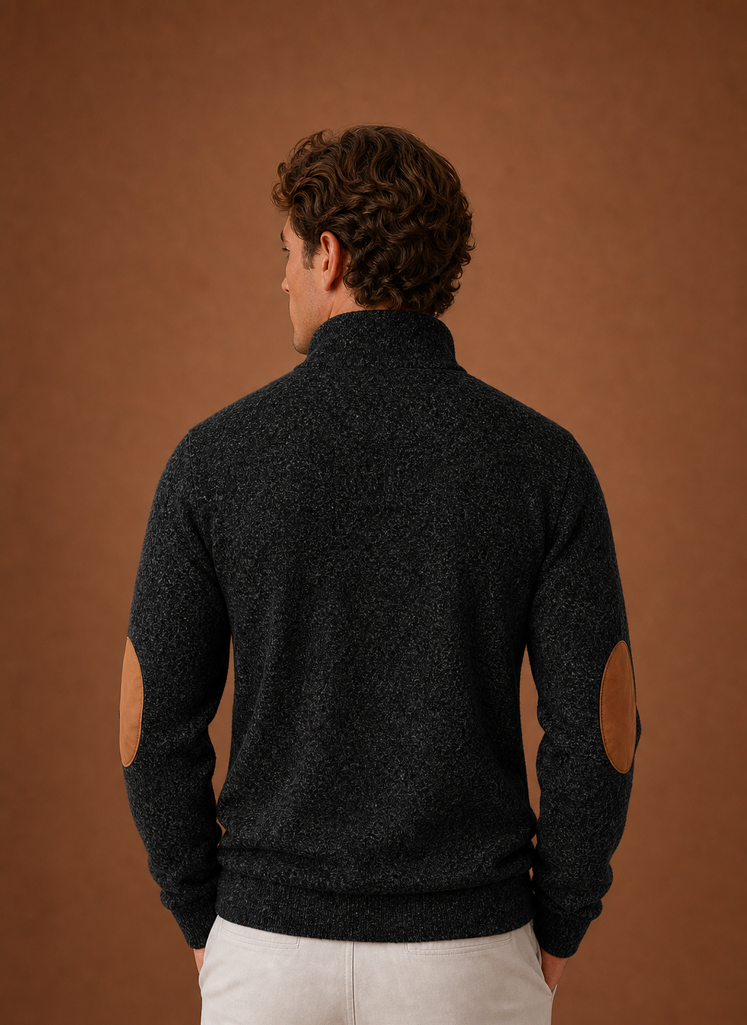 Men's Mock Neck Pullover Layering Sweater | Areleon