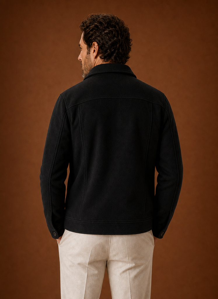 Men's Button-Front Casual Shirt Jacket | Areleon