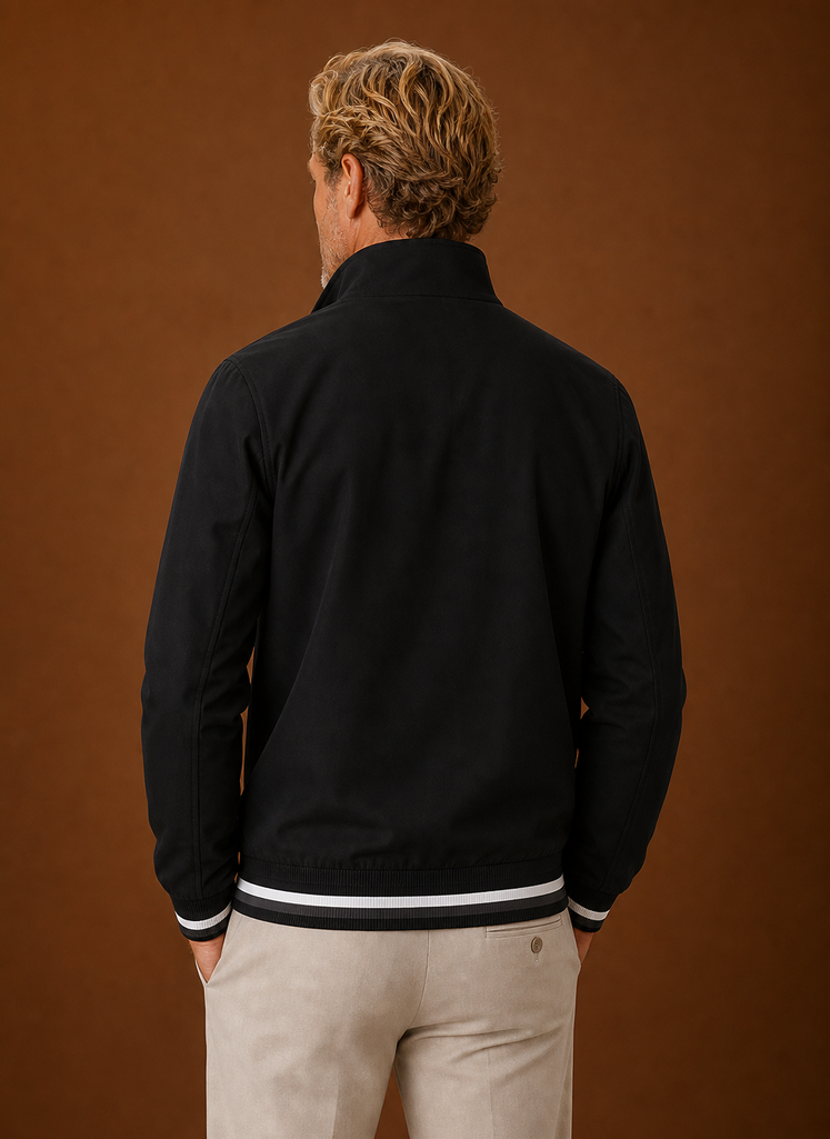 Men's Lightweight Bomber Jacket - Zip Up Windbreaker Coat | Areleon