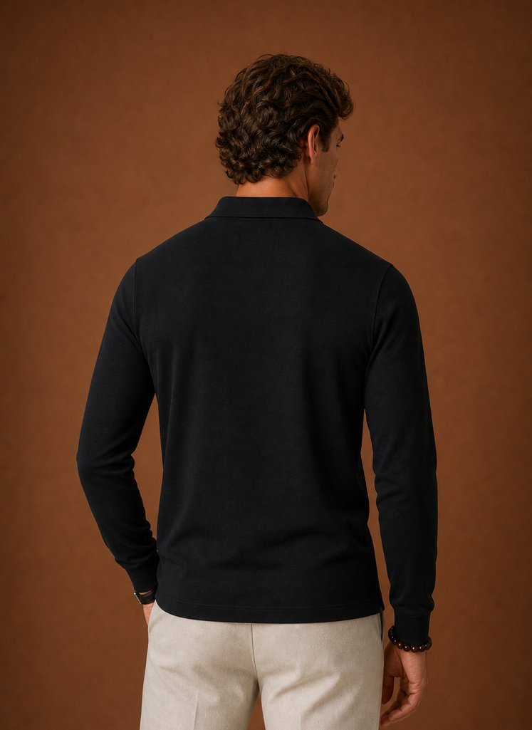 Men's Polo Shirt - Short Sleeve Button-Placket Golf Shirt | Areleon