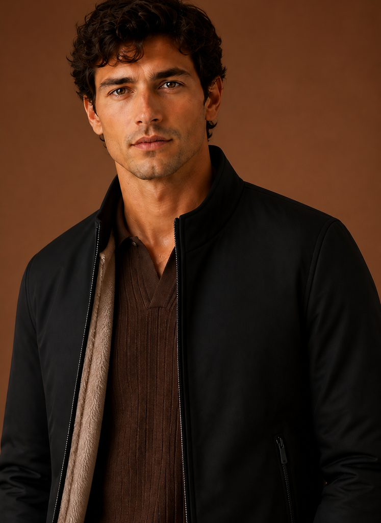 Men’s Lightweight Fleece Bomber Jacket | Areleon