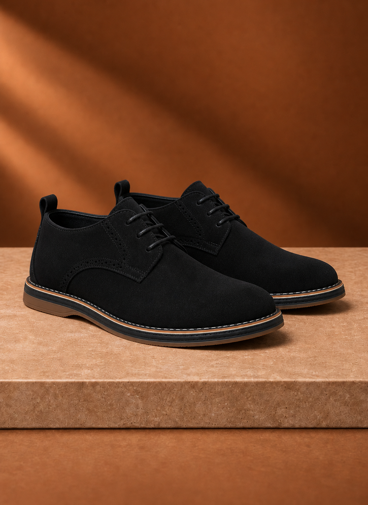 Men's Derby Dress Shoes - Lace-Up Dress Shoe Areleon