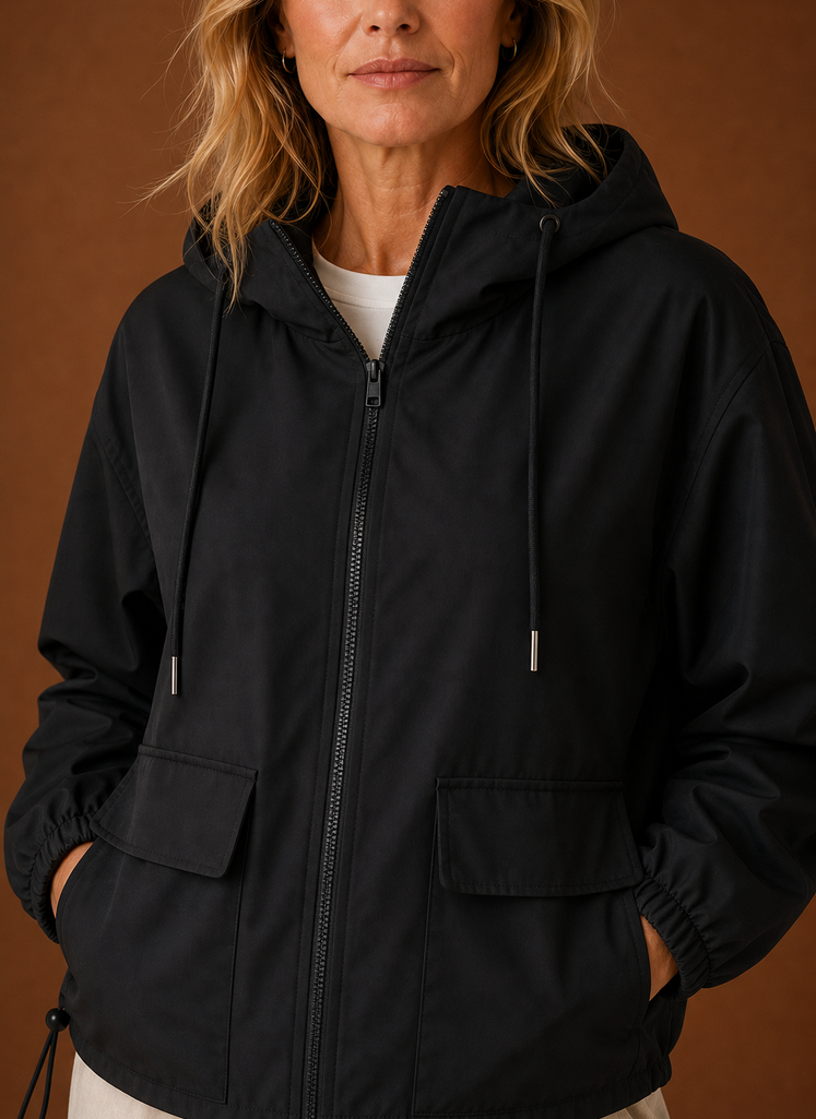 Women’s Lightweight Hooded Windbreaker Jacket | Areleon