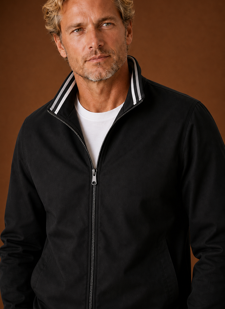 Men's Lightweight Bomber Jacket - Zip Up Windbreaker Coat | Areleon