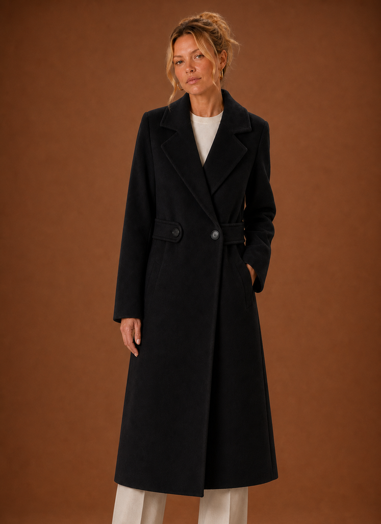 Women's Mid-Long Trench Coat - Outerwear Jacket | Areleon