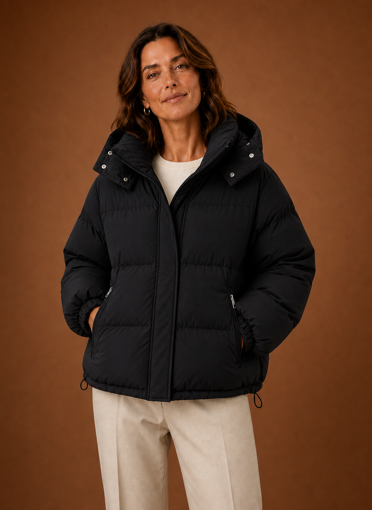 Women's Warm Puffer Jacket - Oversized Winter Coat | Areleon