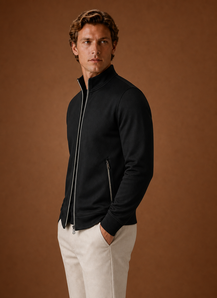 Men's Full Zip Sweater Jacket | Areleon