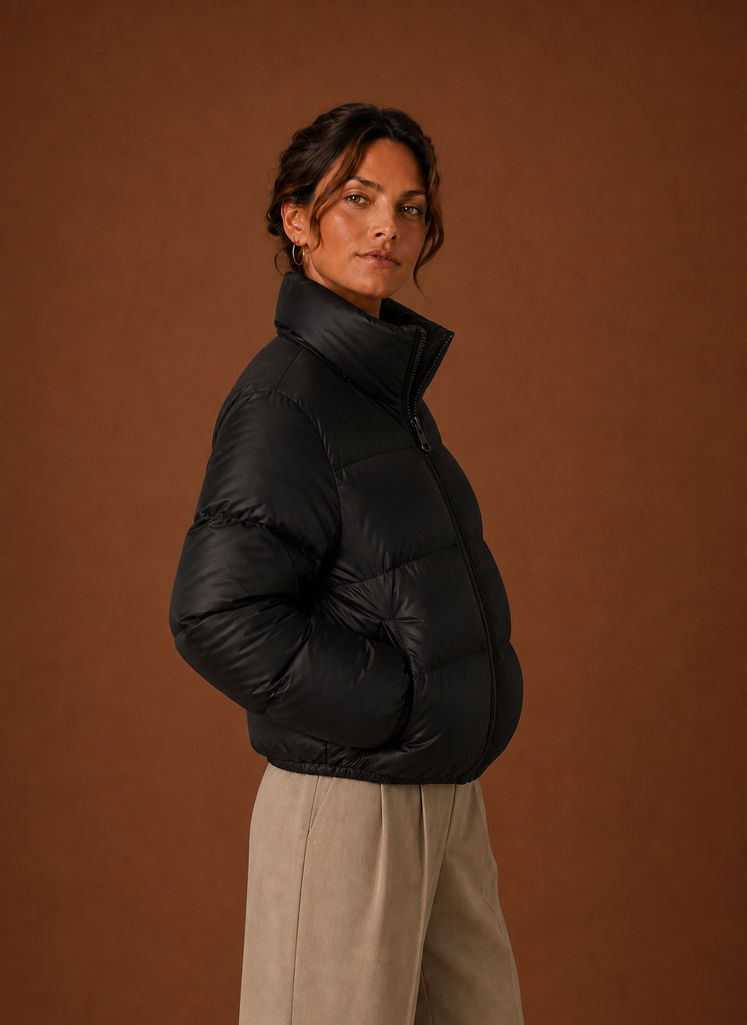 Women's Puffer Jacket - Quilted Winter Coat | Areleon