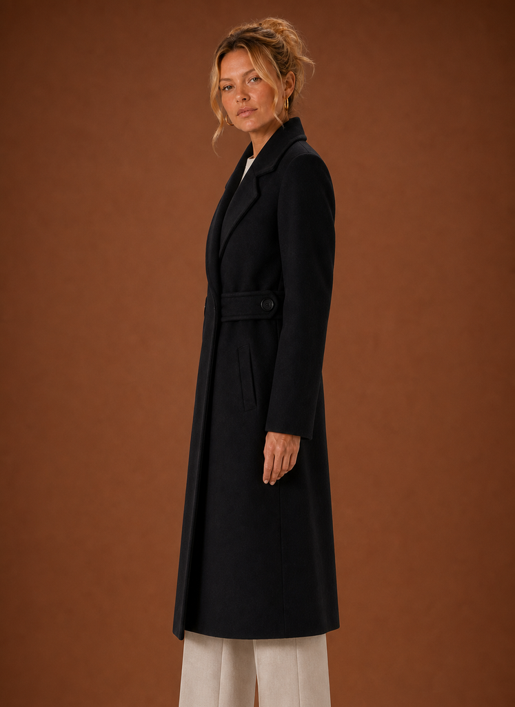 Women's Mid-Long Trench Coat - Outerwear Jacket | Areleon