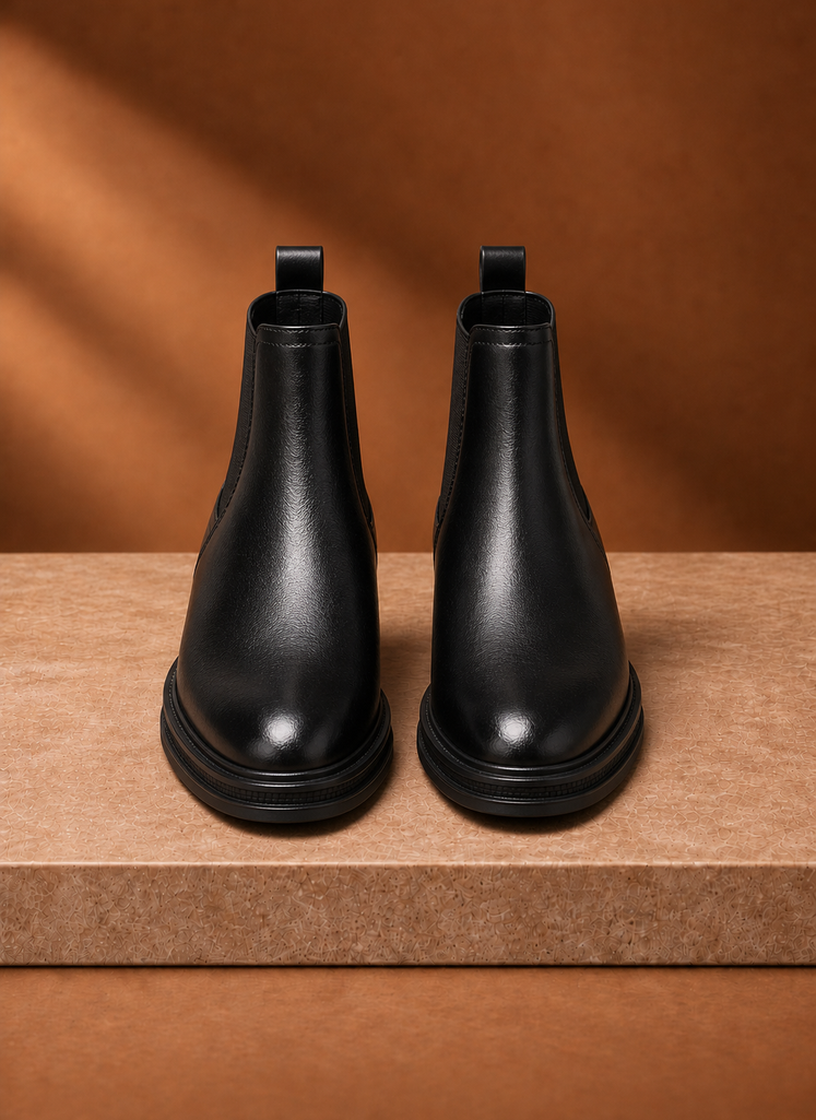 Men's Chelsea Boot - Elastic-Sided Pull-On Ankle Boot | Areleon