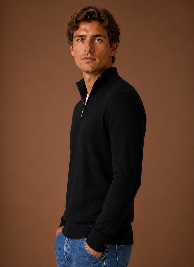 Men’s Quarter Zip Sweater | Areleon