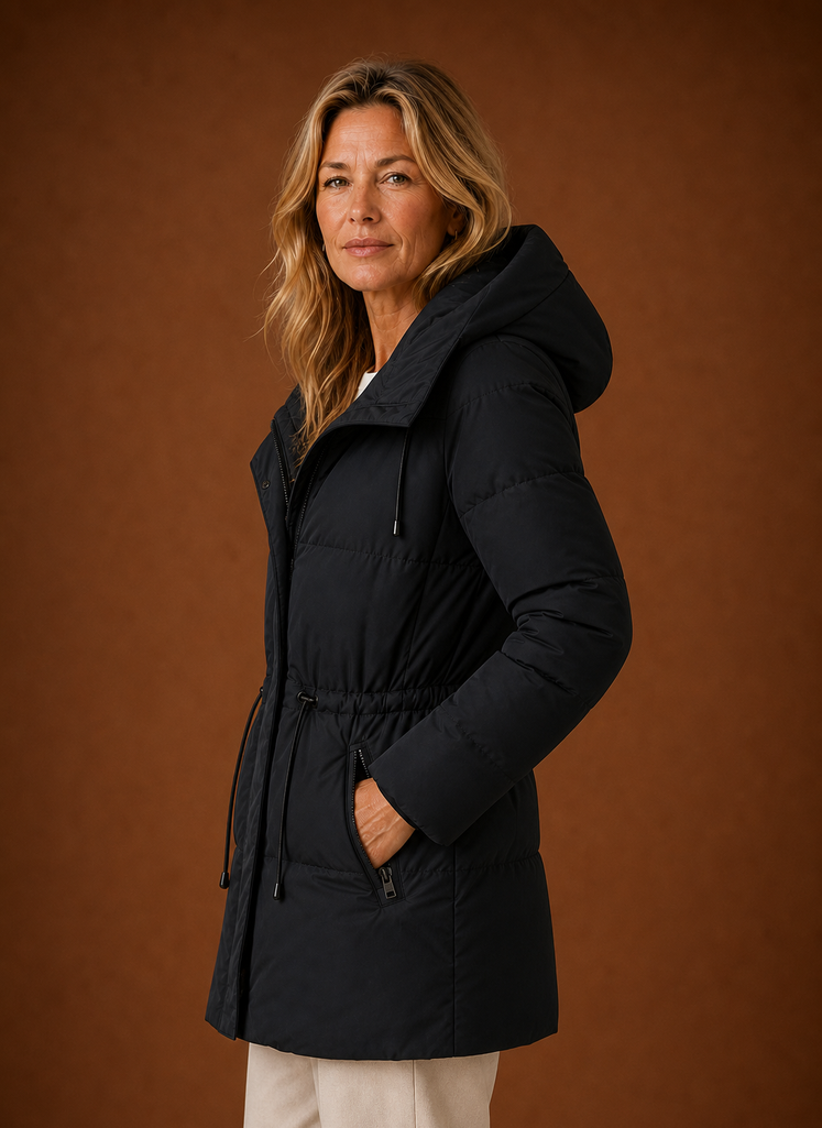Women's Quilted Puffer Jacket - Warm Winter Parka | Areleon