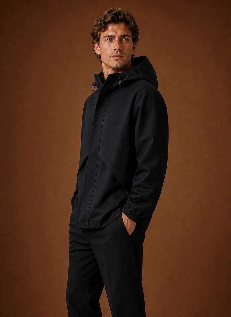 Men's Windbreaker Jacket - Hooded Outdoor Coat | Areleon