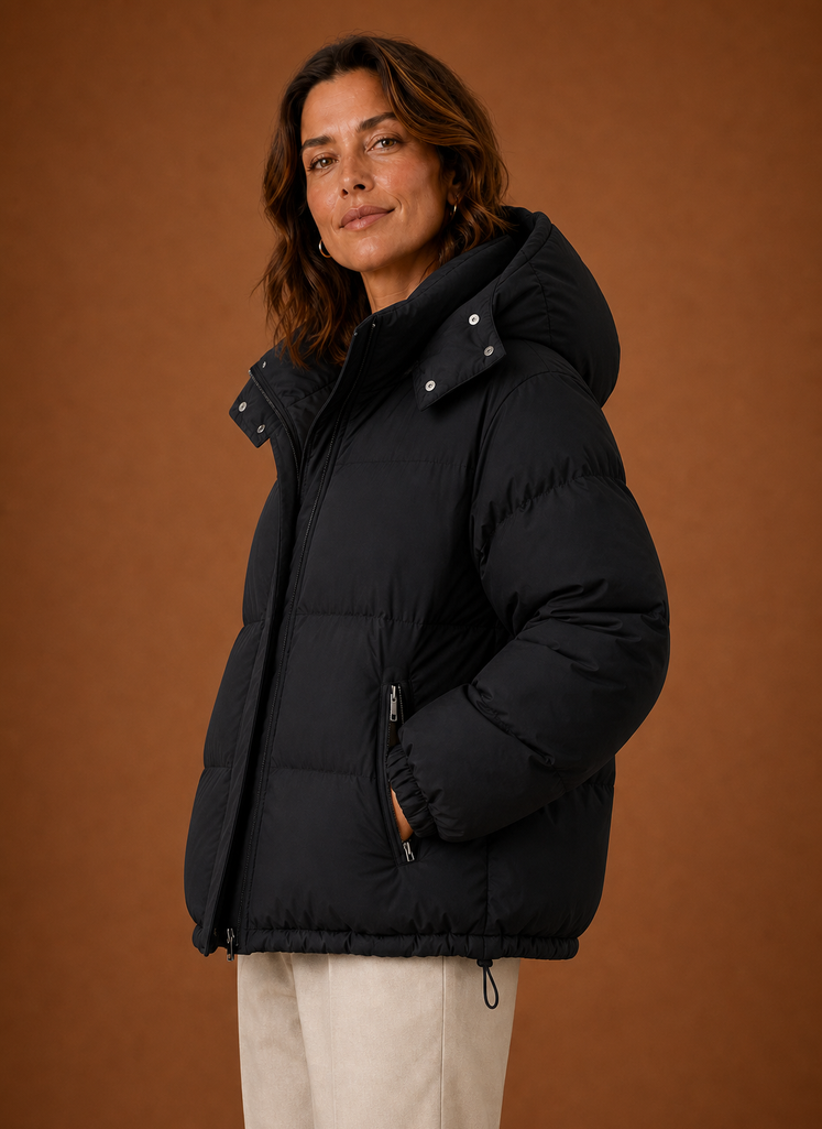 Women's Warm Puffer Jacket - Oversized Winter Coat | Areleon