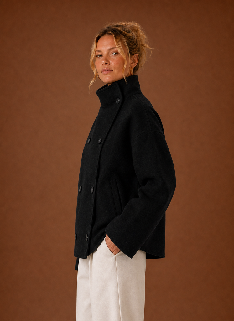 Women's Funnel Neck Jacket - Casual Jacket | Areleon