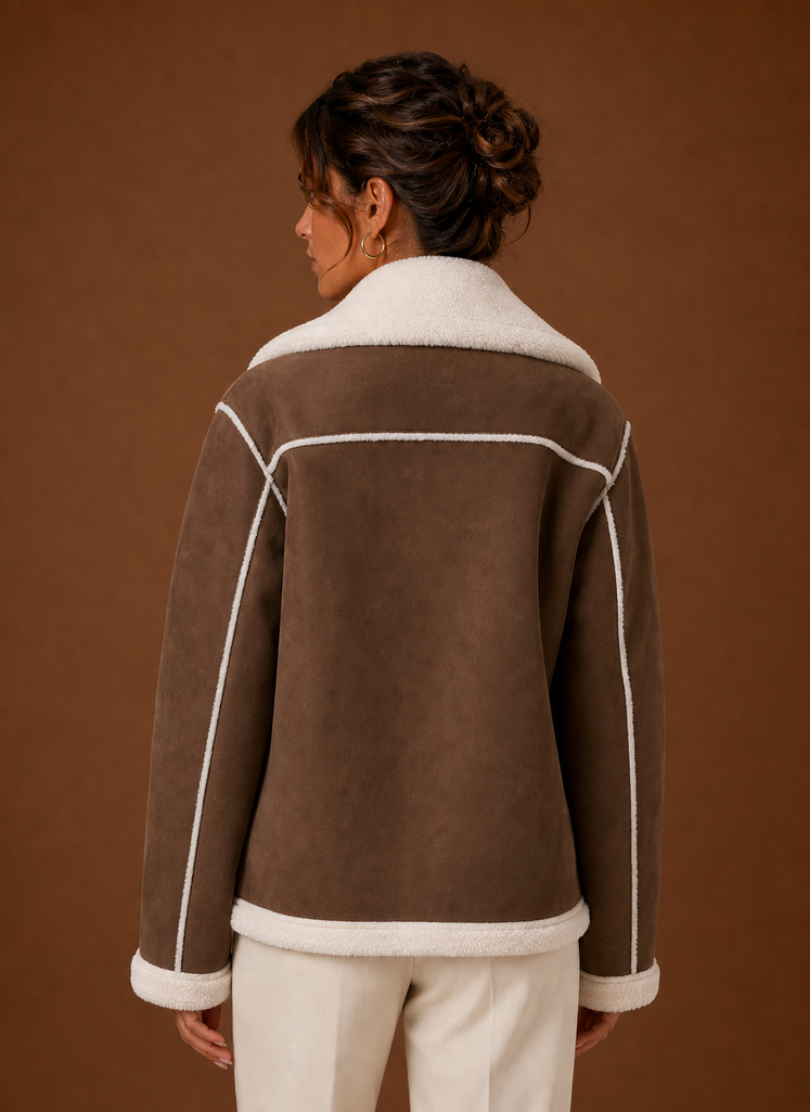 Women's Aviator Jacket - Flight Jacket Outerwear | Areleon