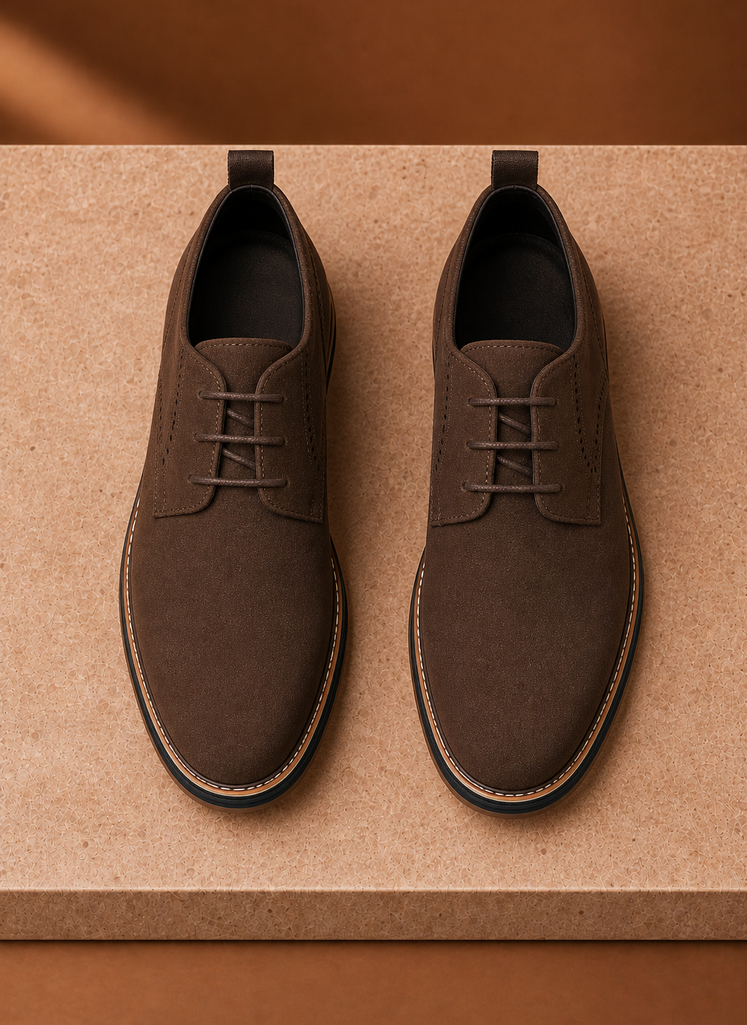 Men's Derby Dress Shoes - Lace-Up Dress Shoe Areleon