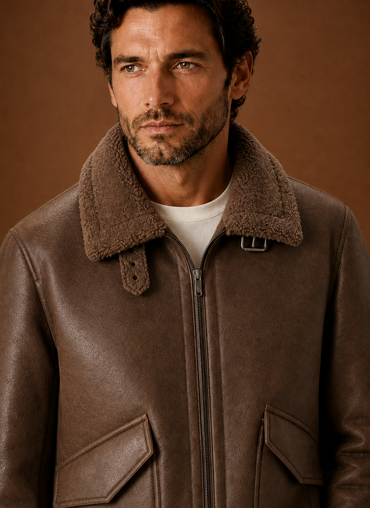 Men's Winter Coat - Thick Lined Overcoat | Areleon
