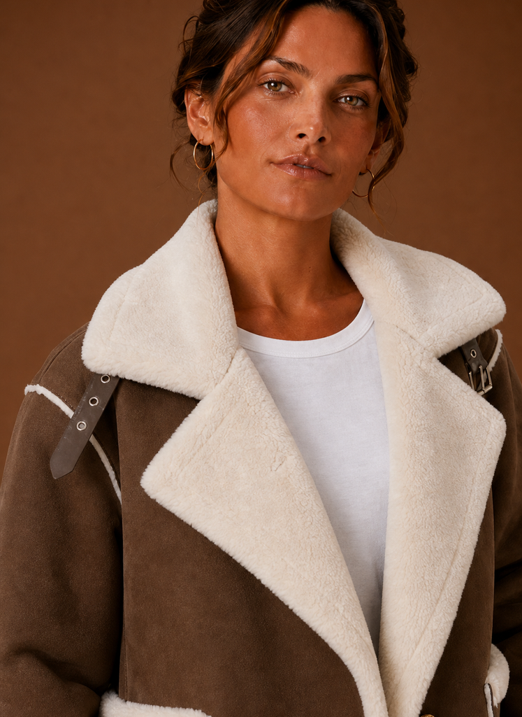Women's Aviator Jacket - Flight Jacket Outerwear | Areleon