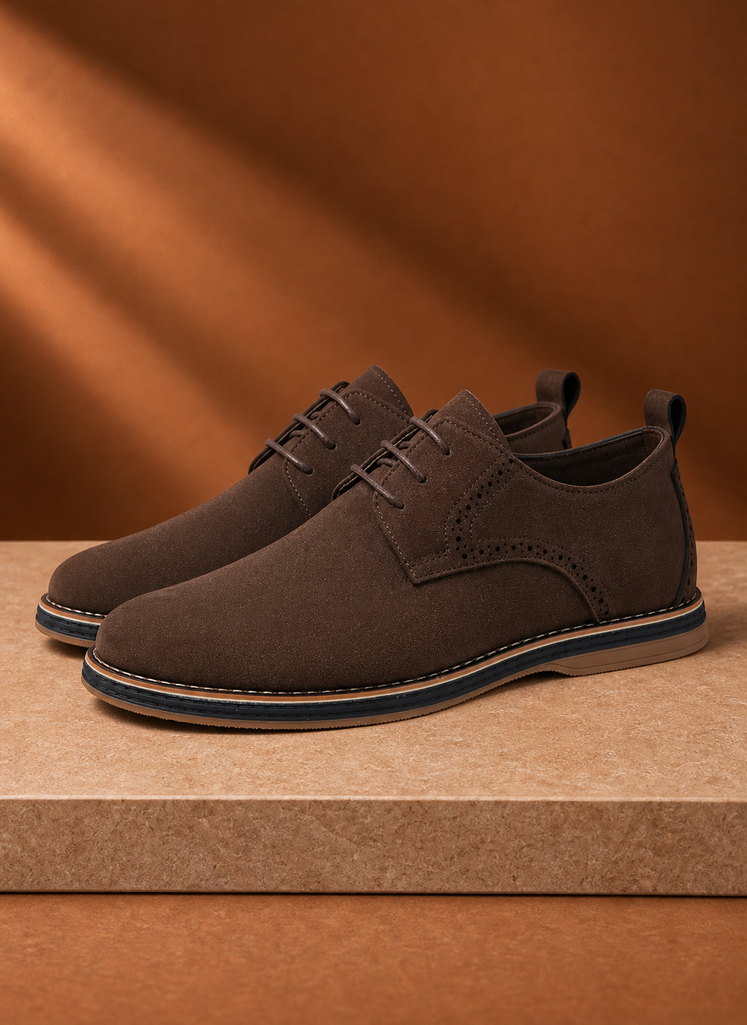 Men's Derby Dress Shoes - Lace-Up Dress Shoe Areleon