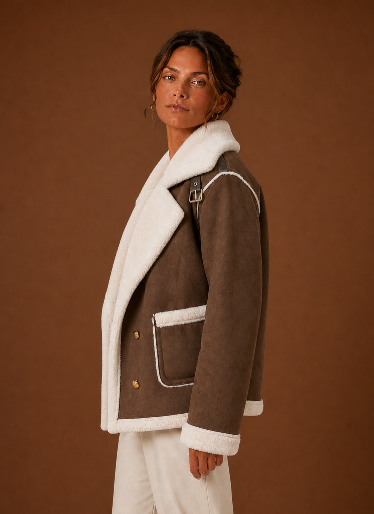 Women's Aviator Jacket - Flight Jacket Outerwear | Areleon